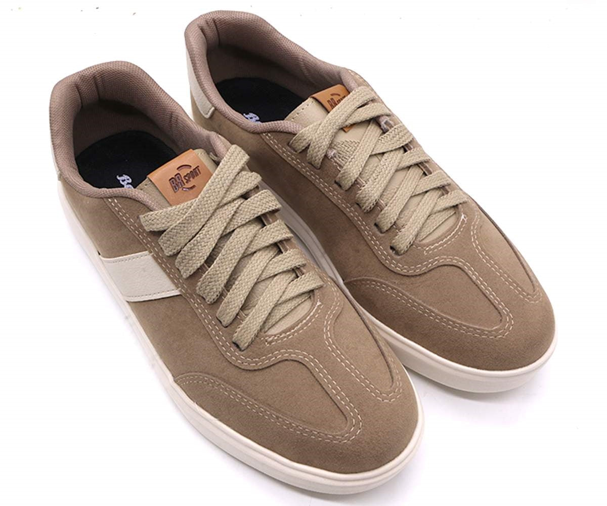 br sport beige suede trainers