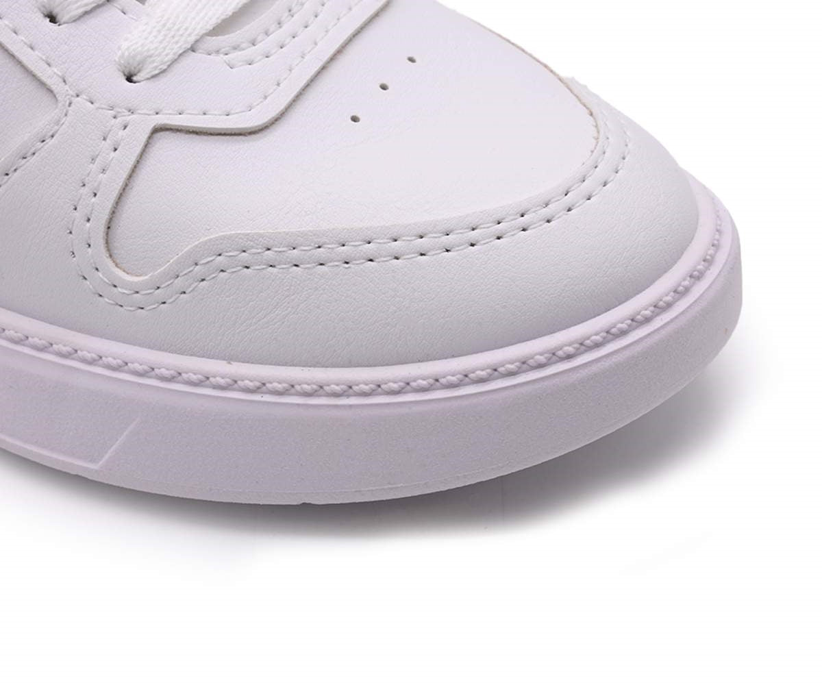 br all white sneakers