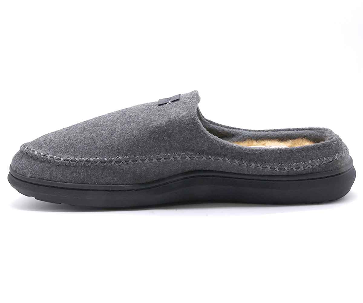Grey Fleece Slipper