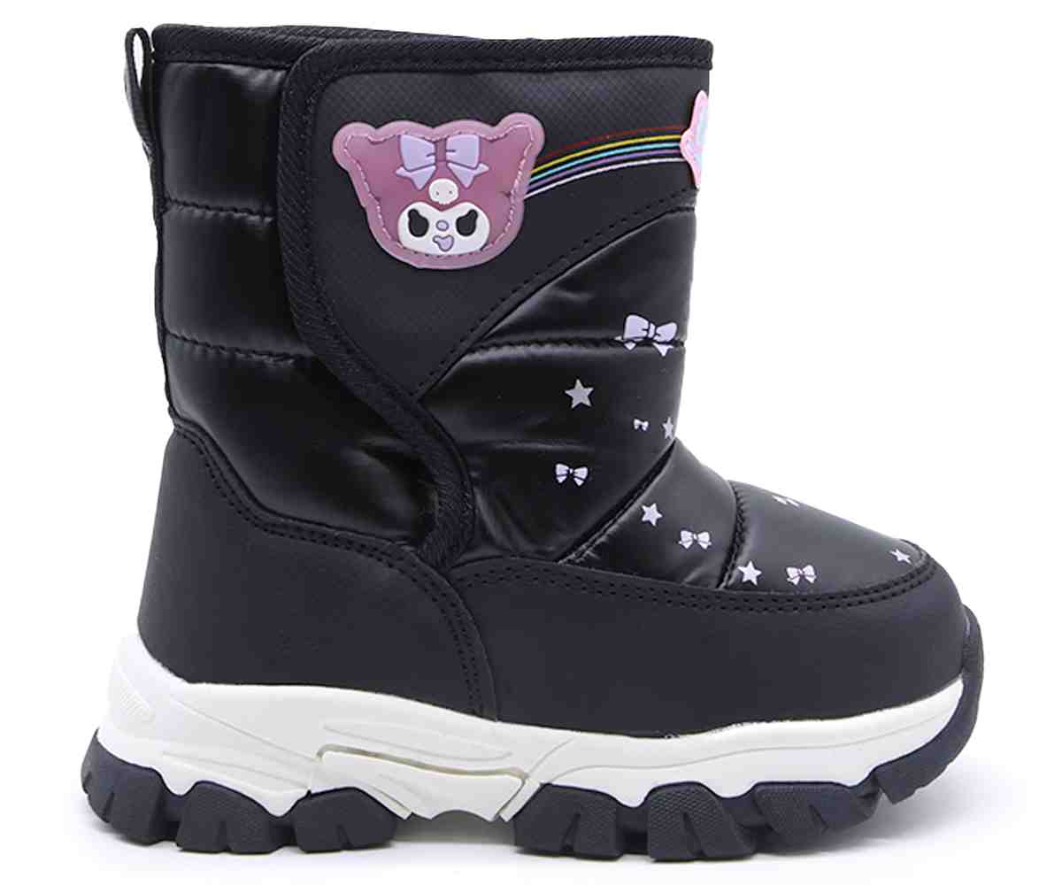 Black Labubu Snow Boots