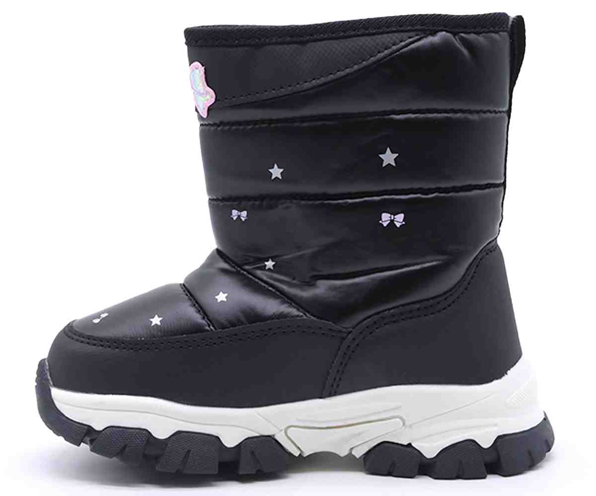 Black Labubu Snow Boots