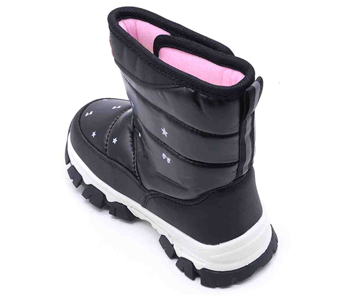 Black Labubu Snow Boots