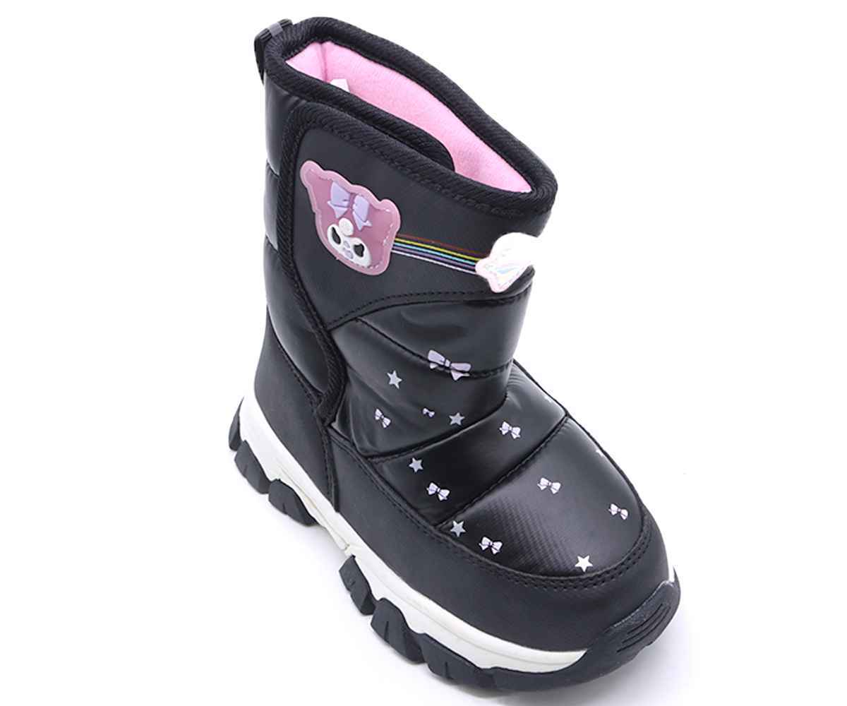 Black Labubu Snow Boots