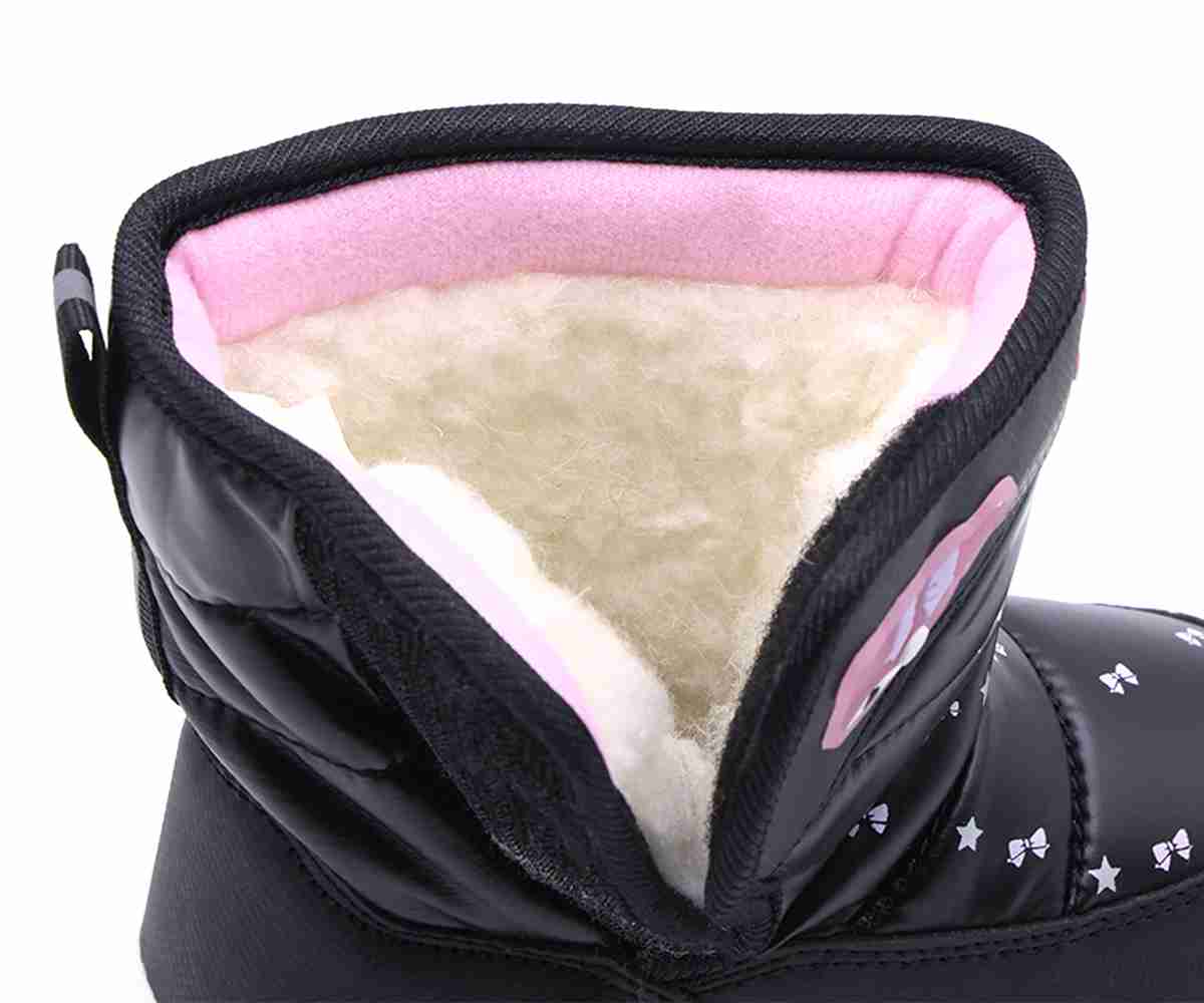 Black Labubu Snow Boots