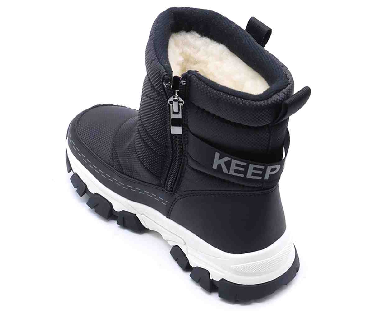 Black Warm Snow Boots