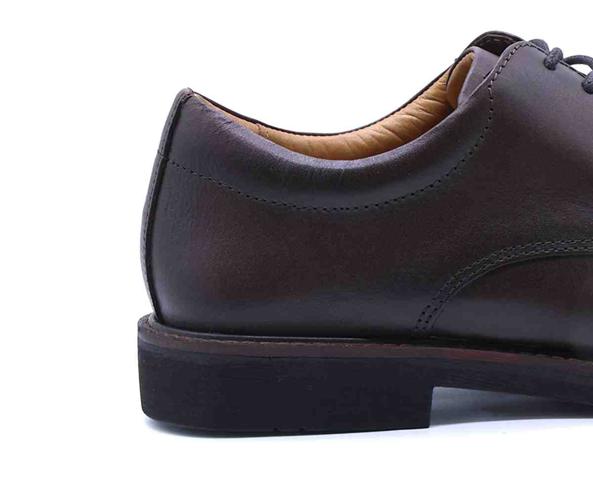 B Premium Brown Derby Lace-Ups