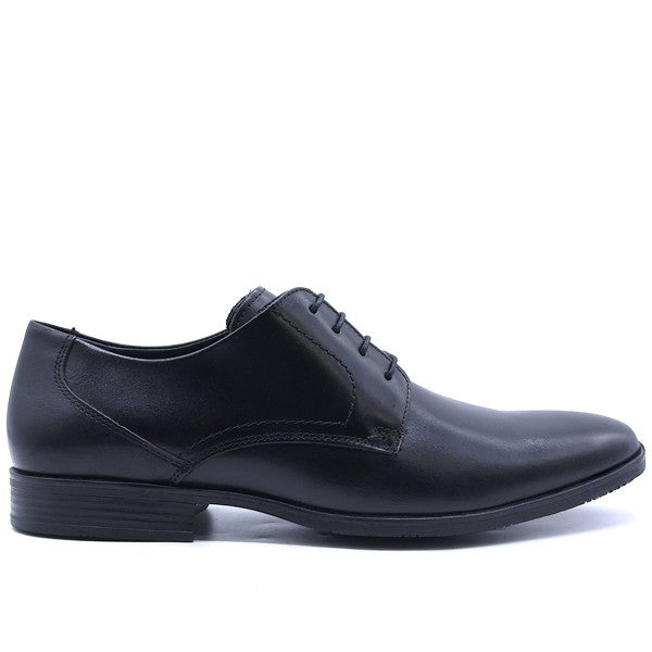 B Premium Black Derby Lace-Ups