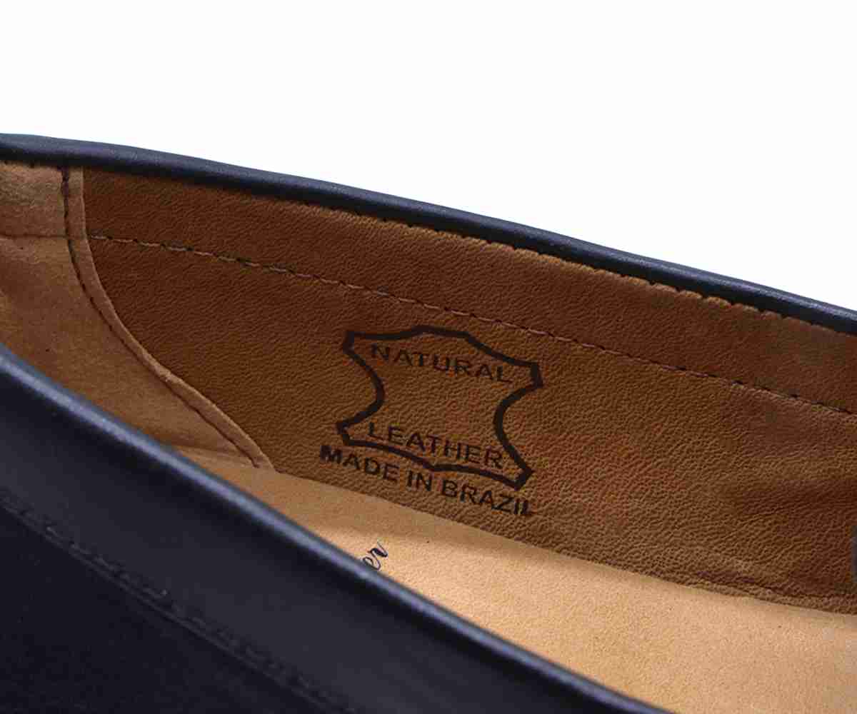 B Premium Black Penny Moccasin