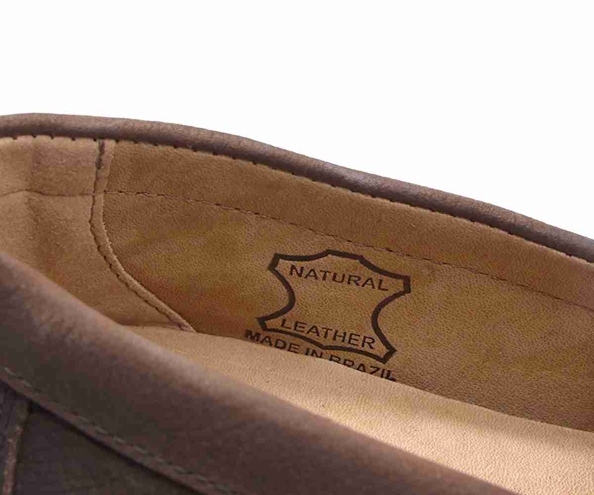 B Premium Brown Nubuck Moccasin