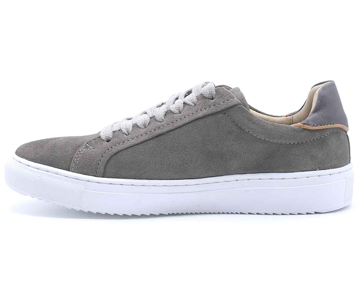 B Premium Stone Grey Lace-Ups