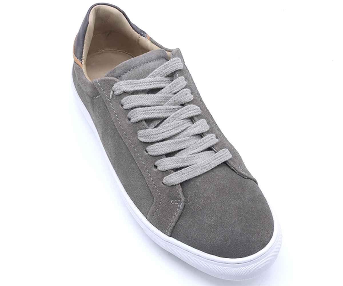 B Premium Stone Grey Lace-Ups