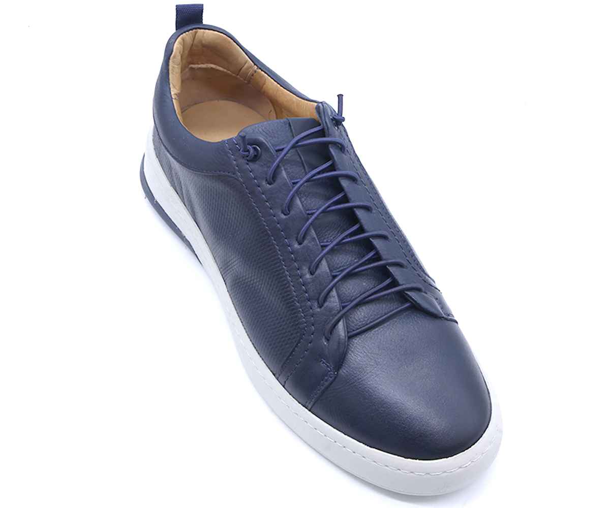 B Premium Navy Contrast Lace-Ups