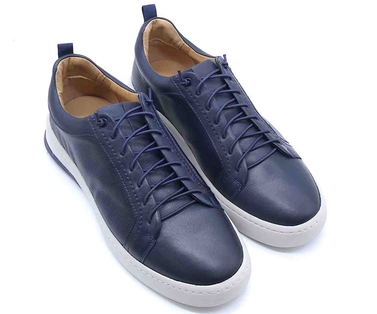 B Premium Navy Contrast Lace-Ups