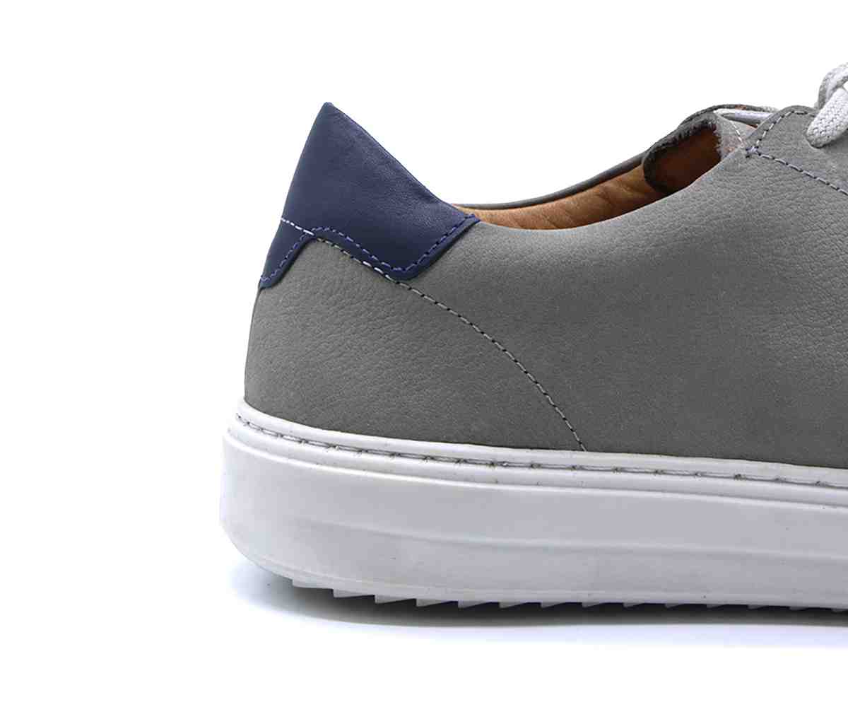 B Premium Grey Lace-Ups