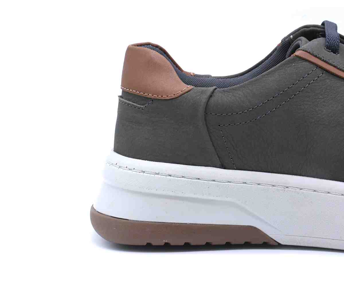 B Premium D. Grey Contrast Lace-Ups