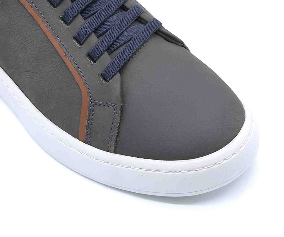 B Premium D. Grey Contrast Lace-Ups