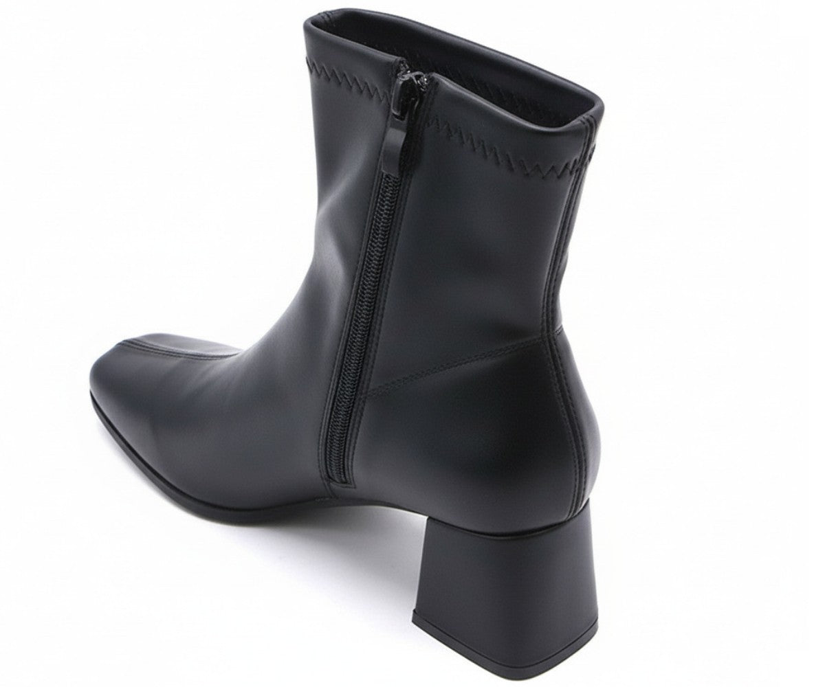 Black Stretch Booties