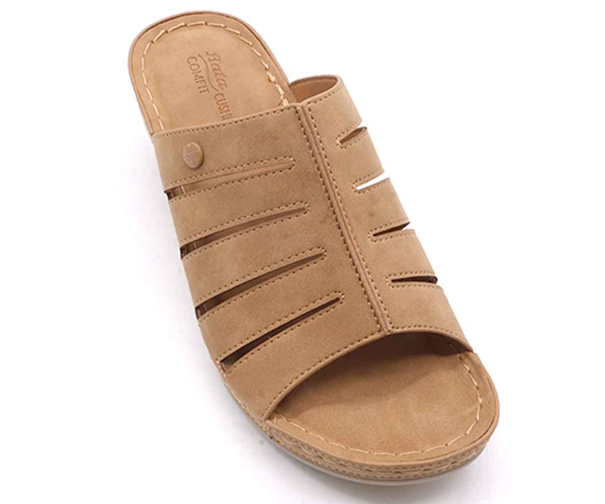 Comfit Camel Cut-Out Wedge Slides