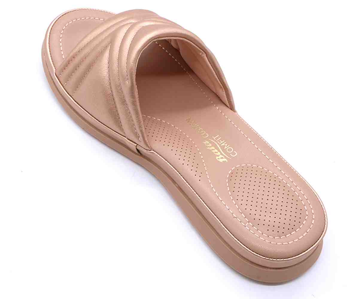 Comfit Bronze Quilted Slide