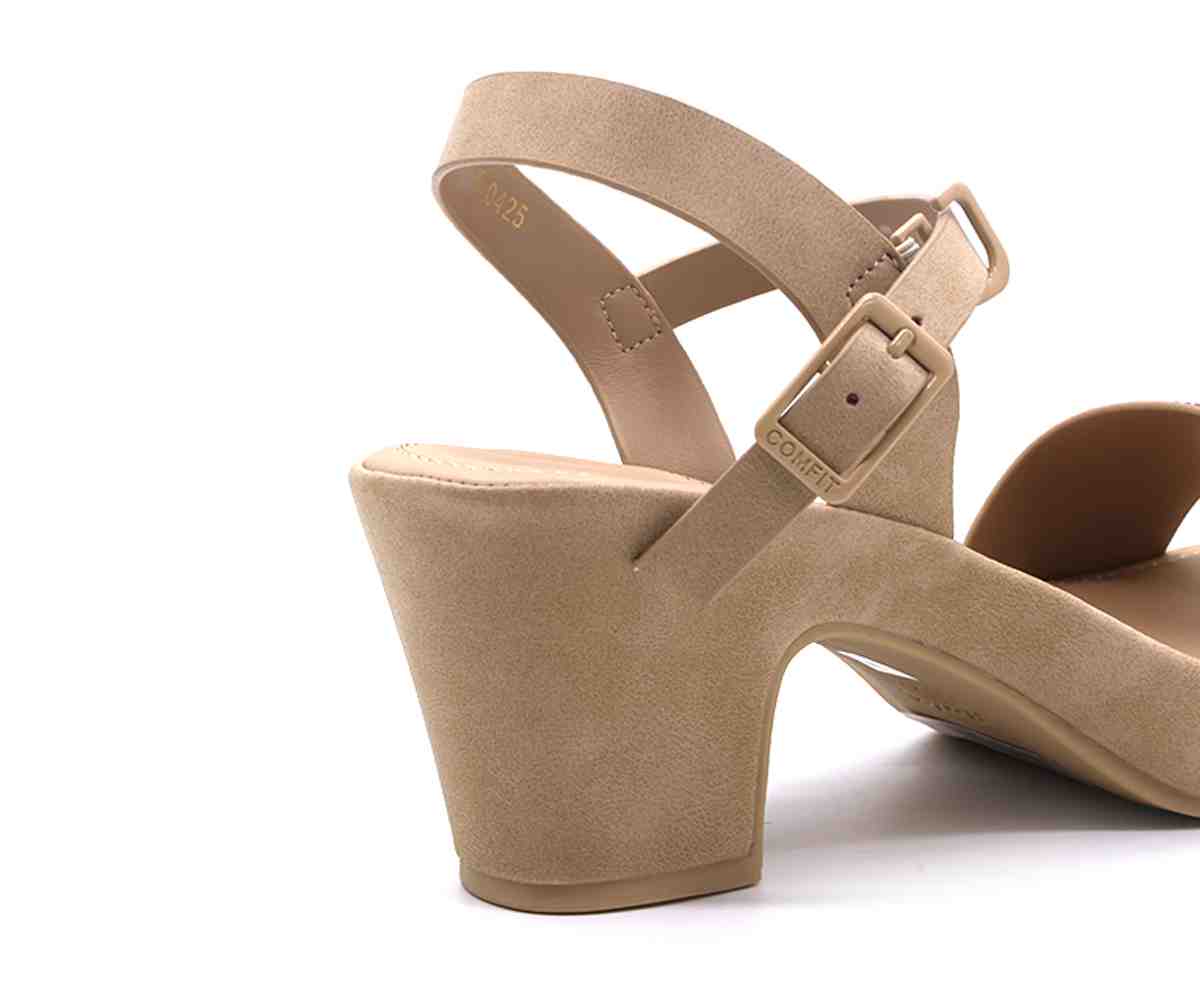 Comfit Beige Embellished Sandals