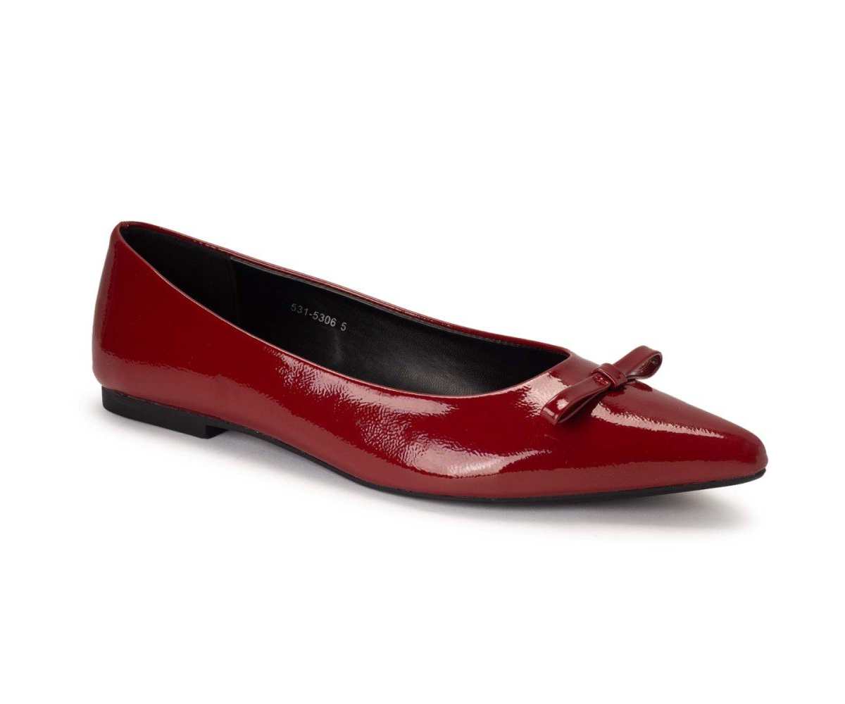 Red Pointy Bow Ballerina