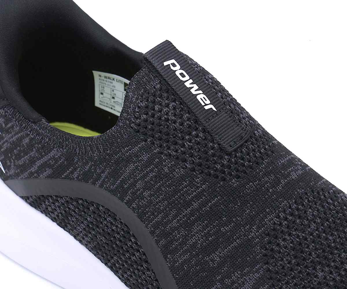 N-Walk Lite Black Sneaker
