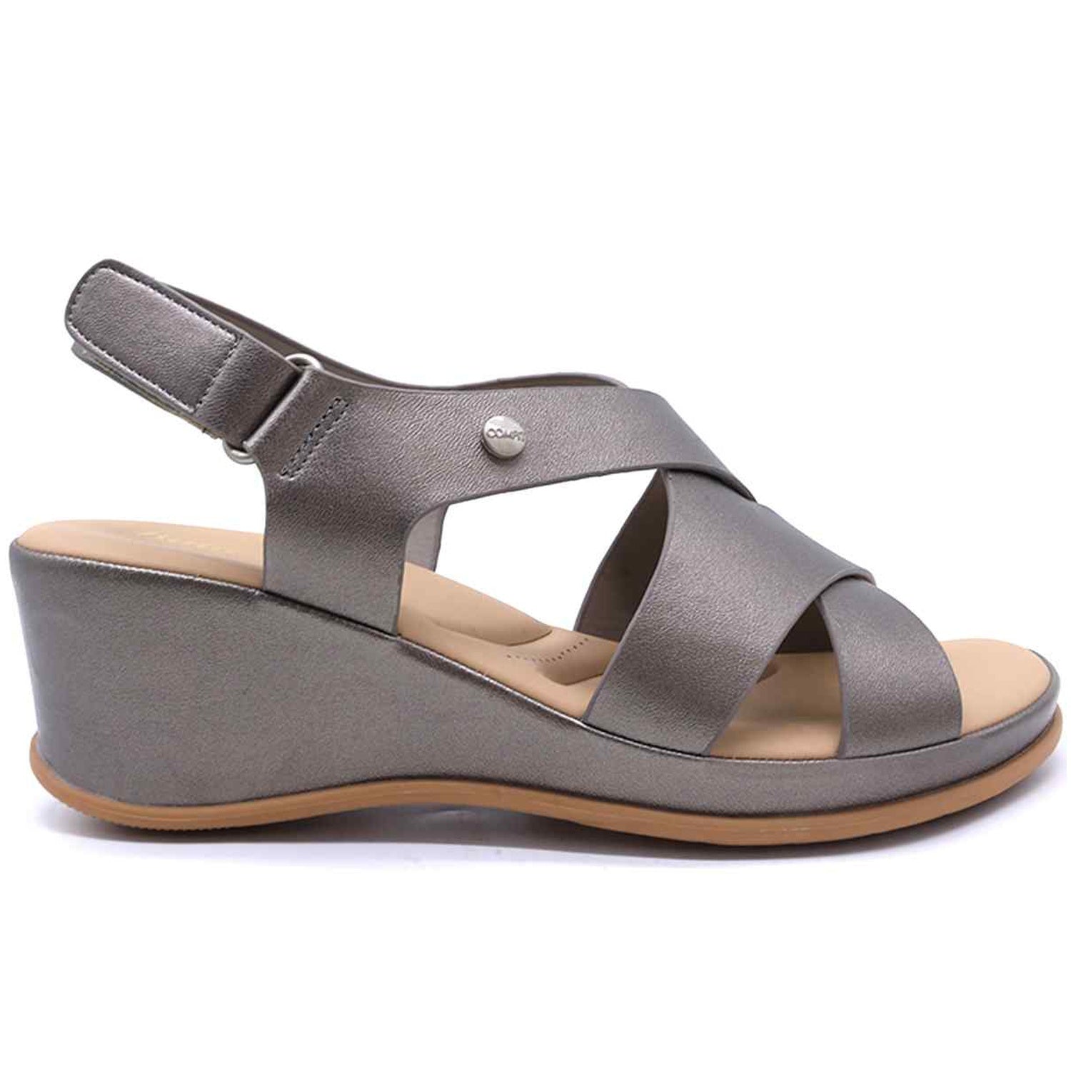 Comfit Soft-Fit Pewter Sandal