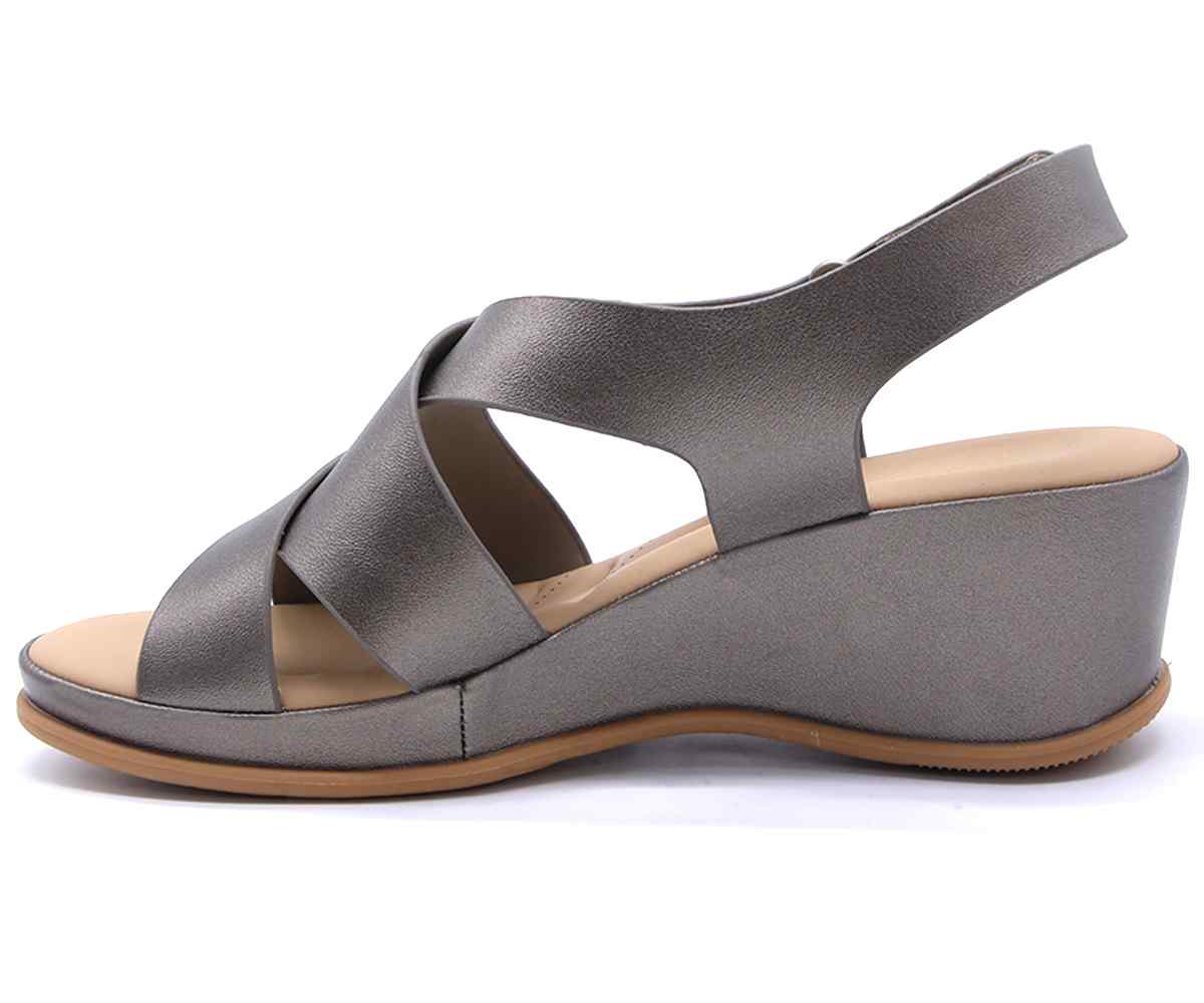 Comfit Soft-Fit Pewter Sandal