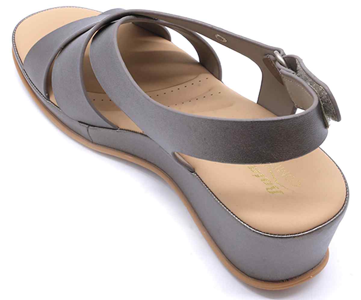 Comfit Soft-Fit Pewter Sandal