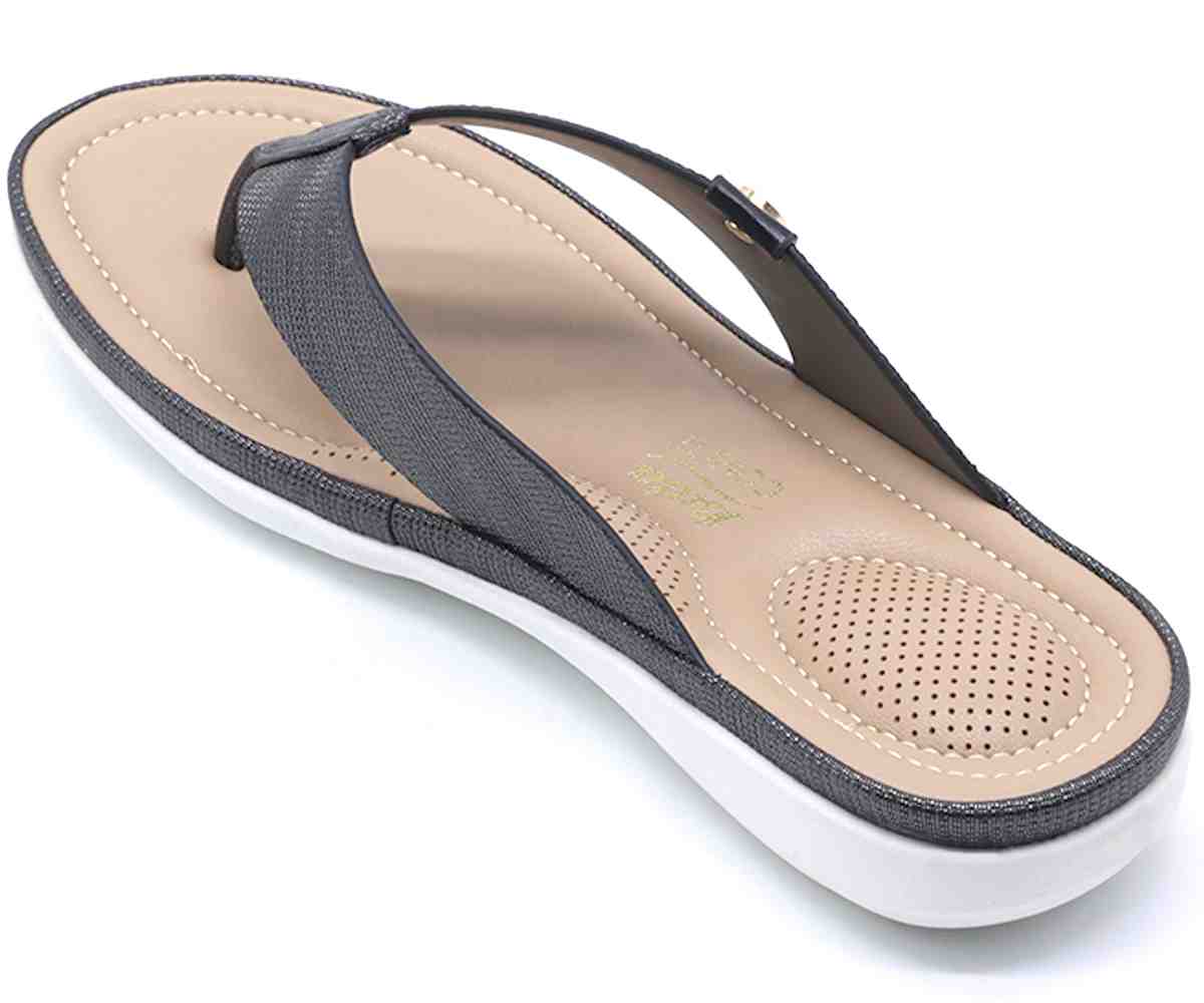 Comfit Black Thong Slide