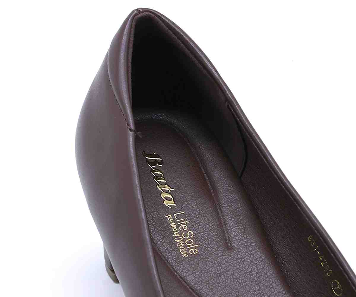 Comfit Classic Brown Block Heel Pumps