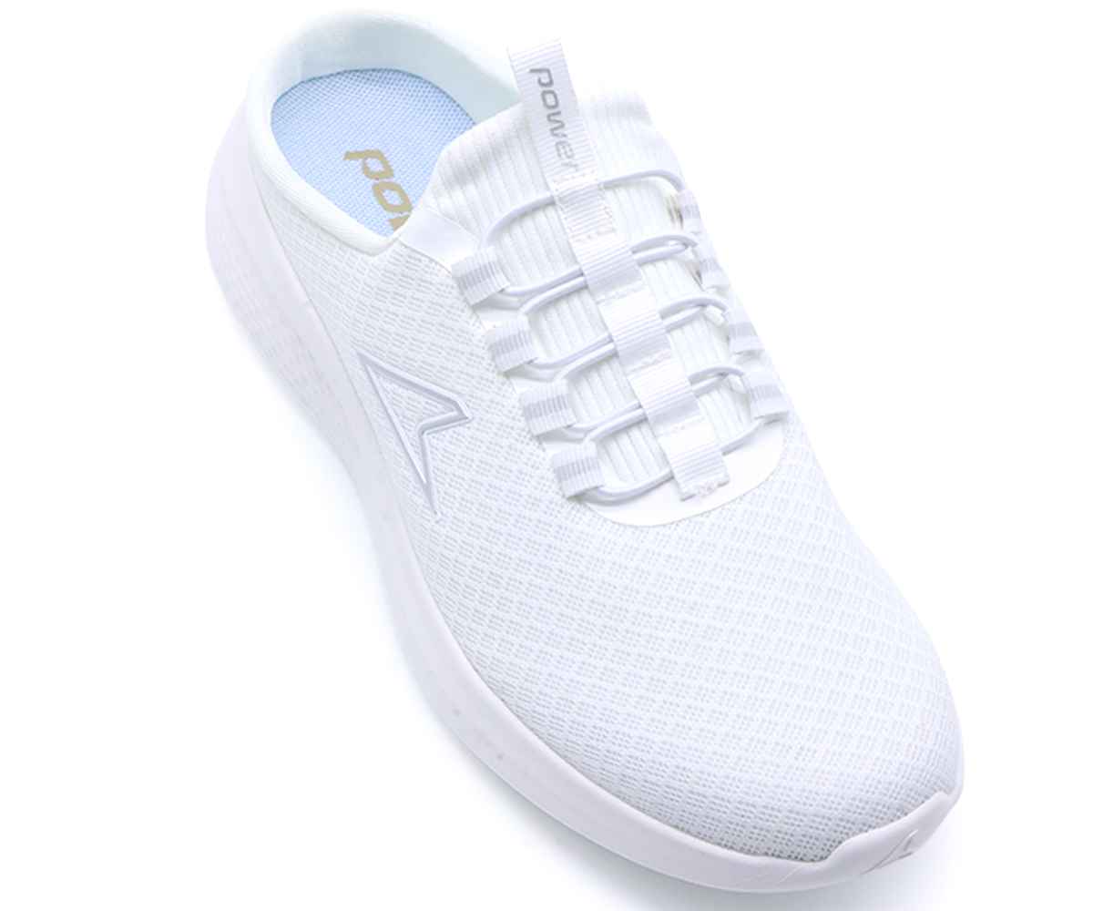 Power All White Clog Sneaker