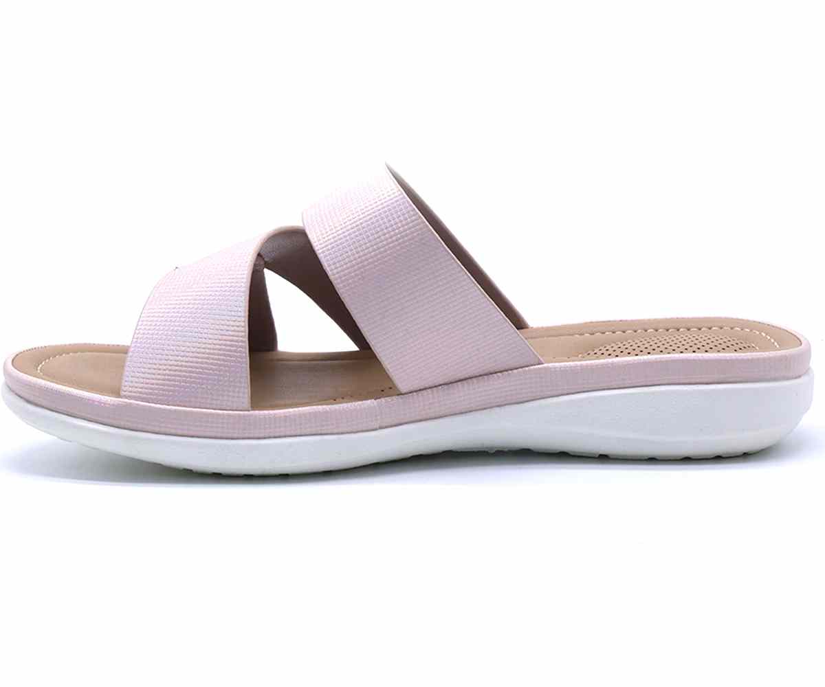 Comfit Strappy Pink Slide