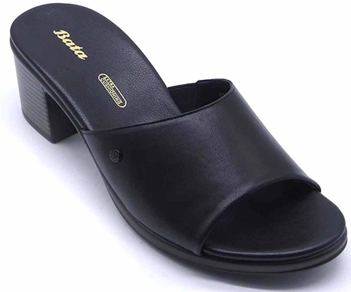 Comfit Black Block Mules