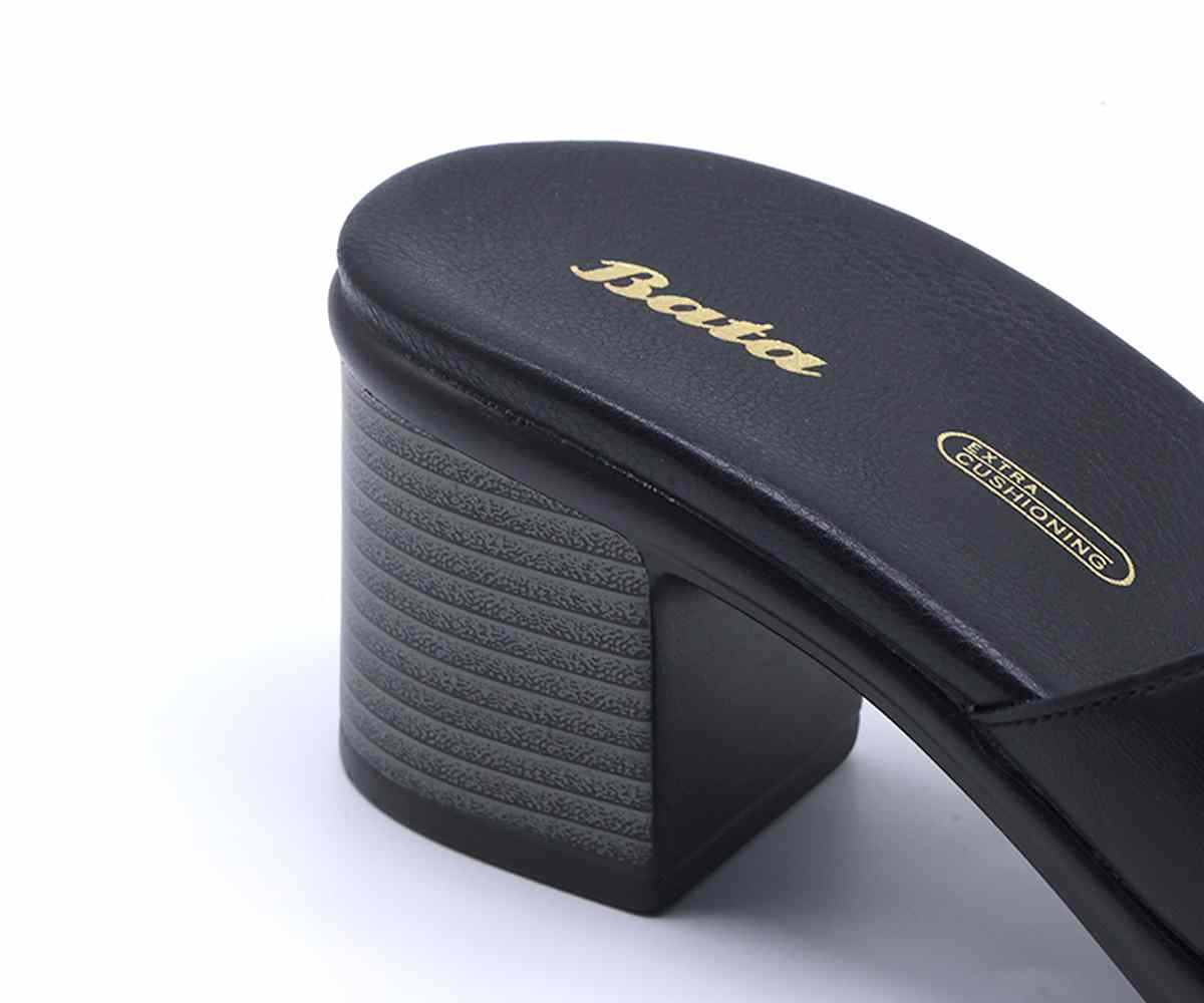 Comfit Black Block Mules