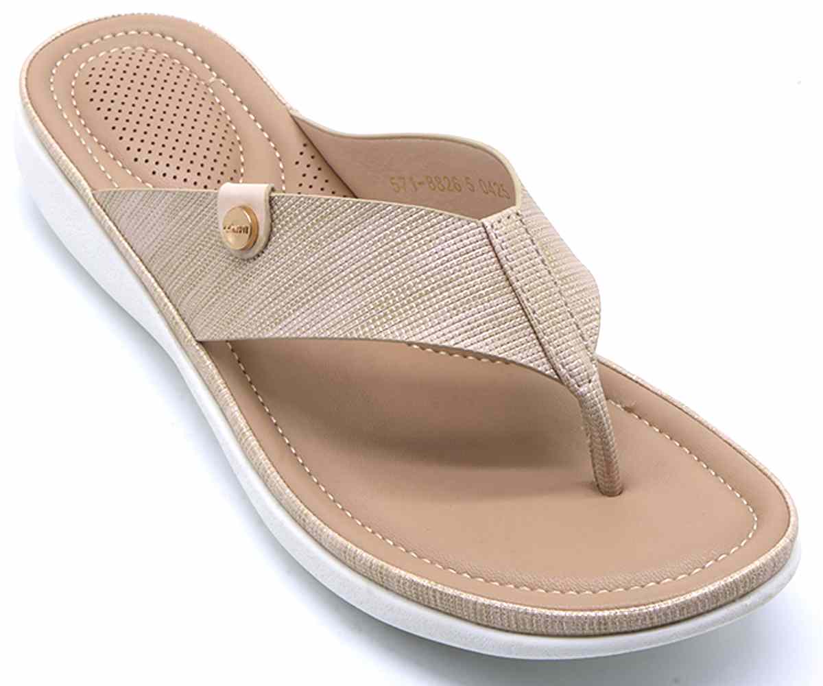 Comfit Gold Thong Slide