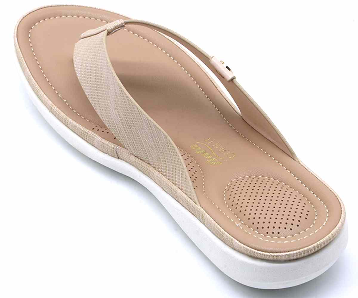 Comfit Gold Thong Slide