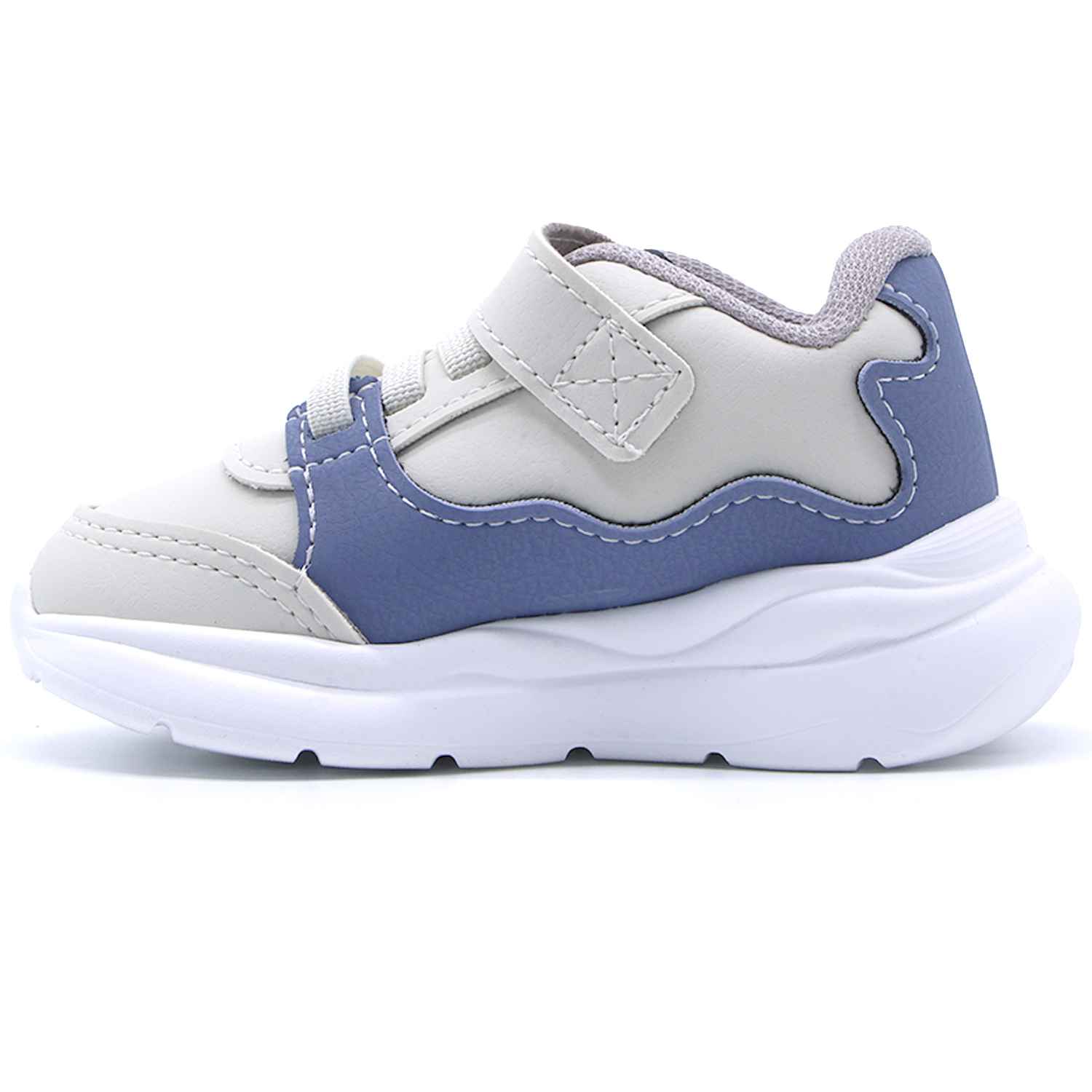 BR Baby Beige & Blue Trainers
