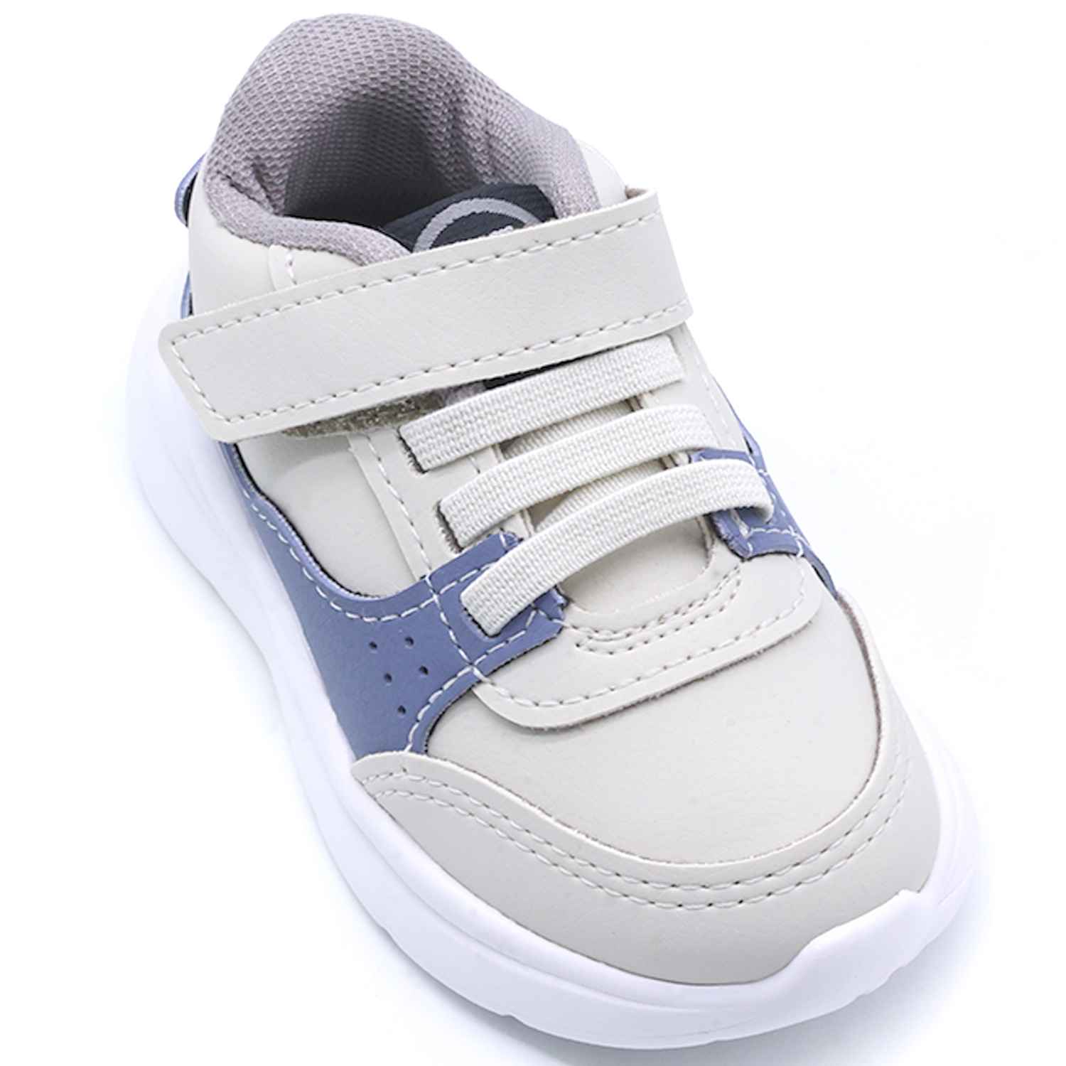 BR Baby Beige & Blue Trainers