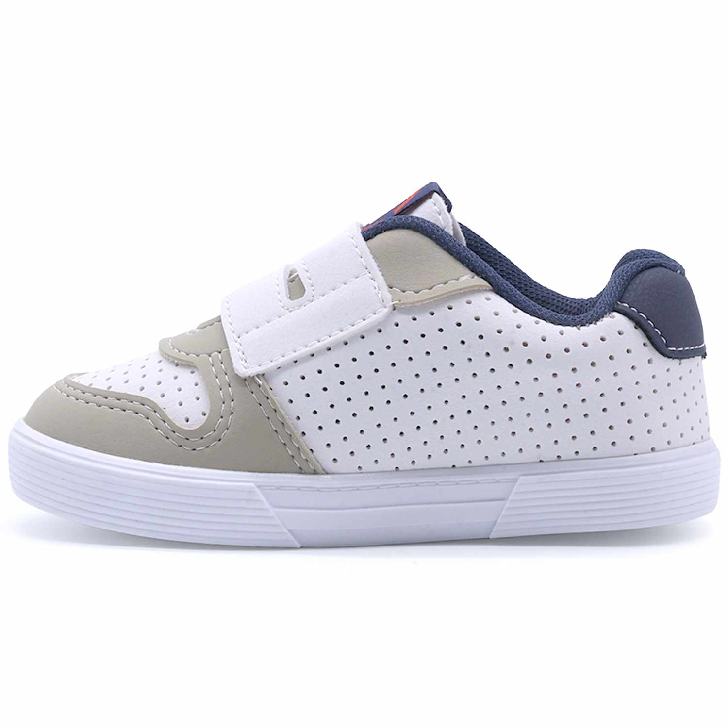 BR Baby White Velcro Trainers