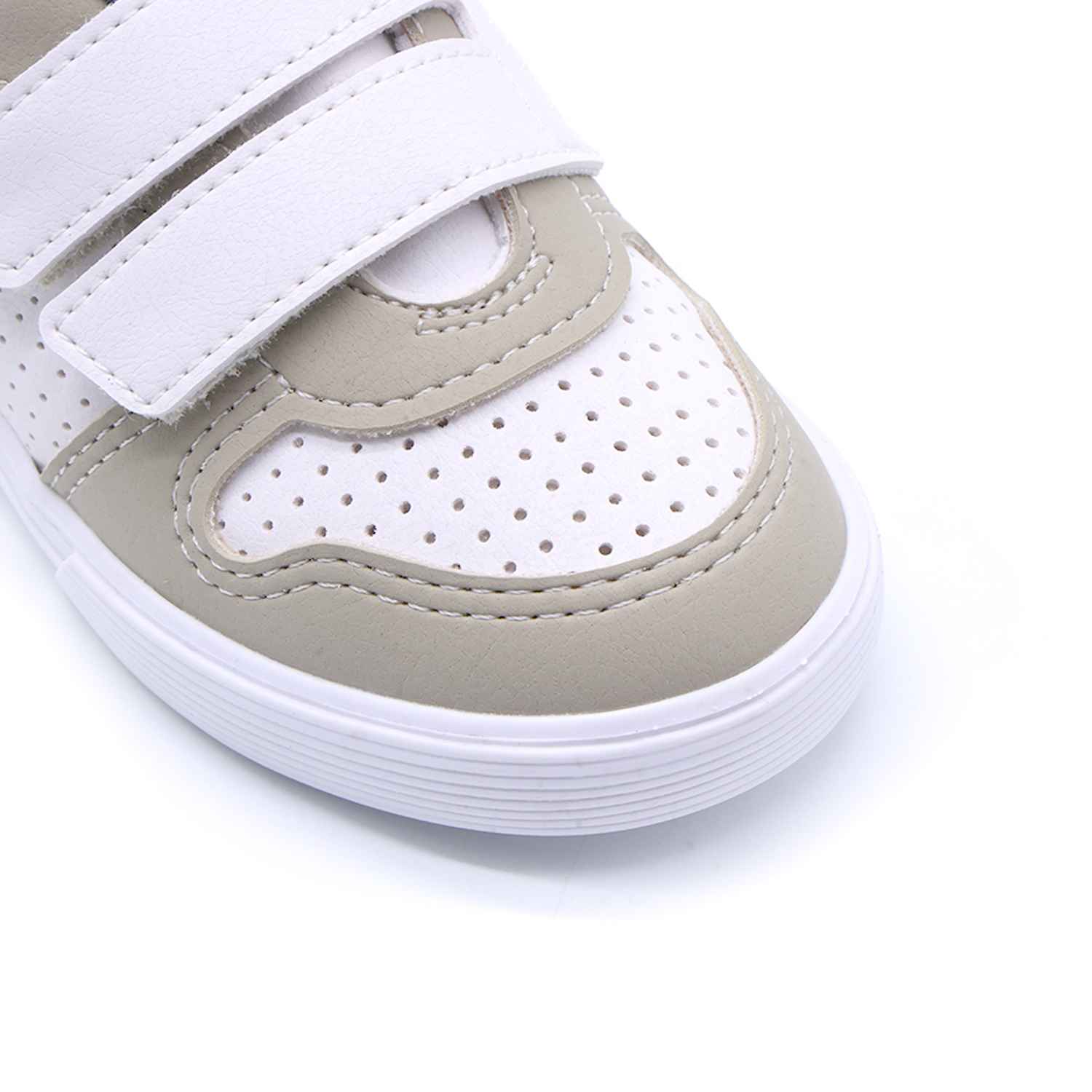 BR Baby White Velcro Trainers