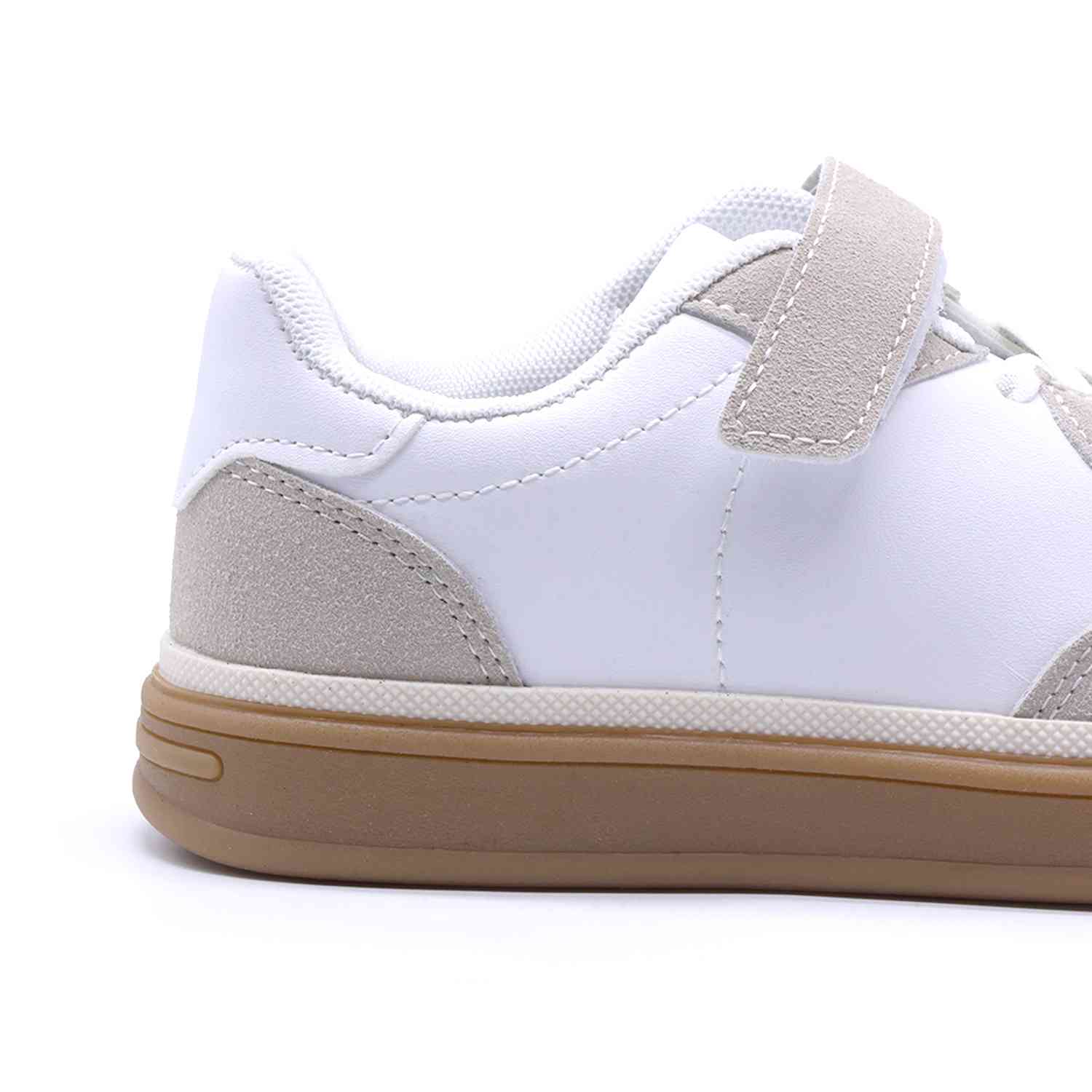 Kids White Gum Trainers