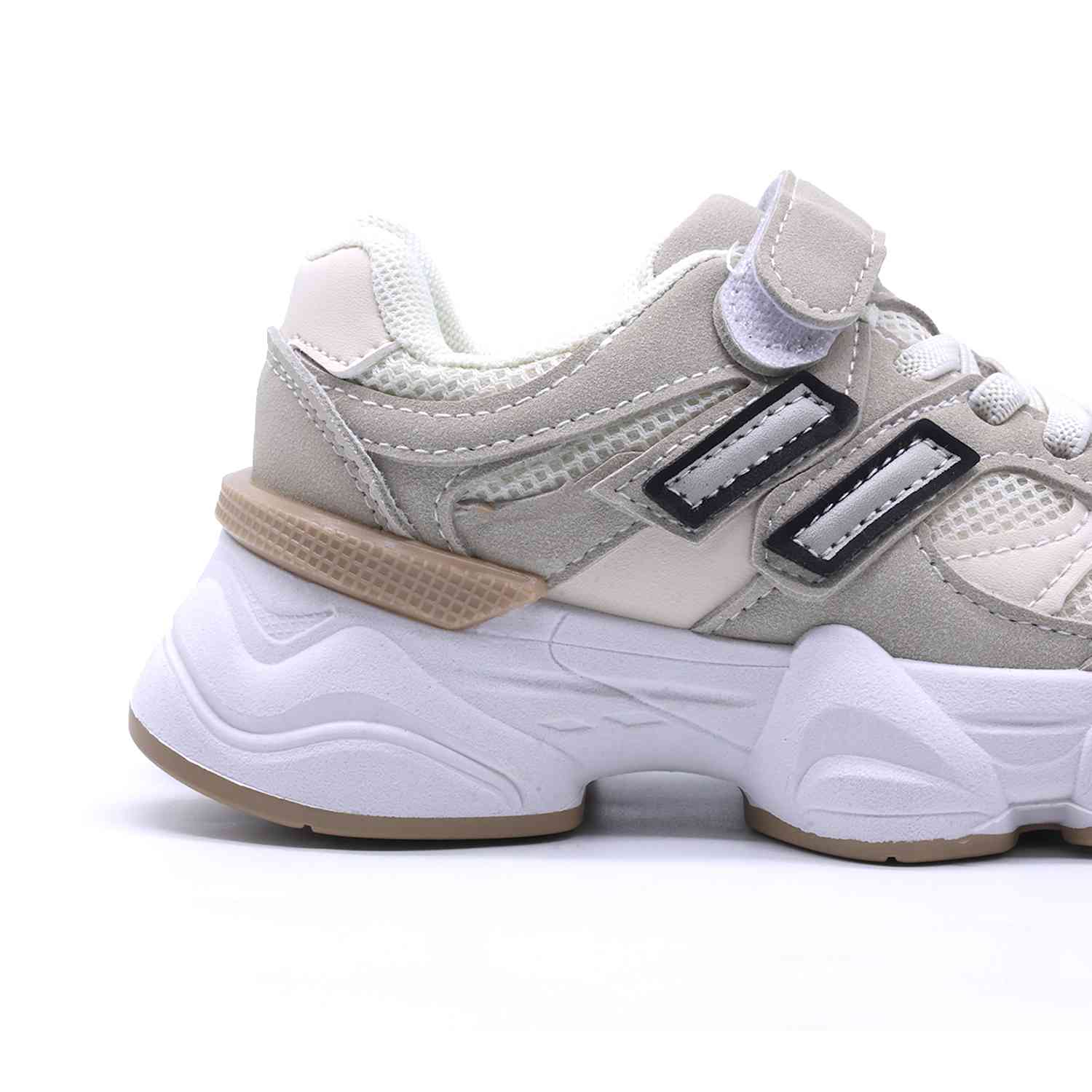 Kids Chunky Beige Trainers