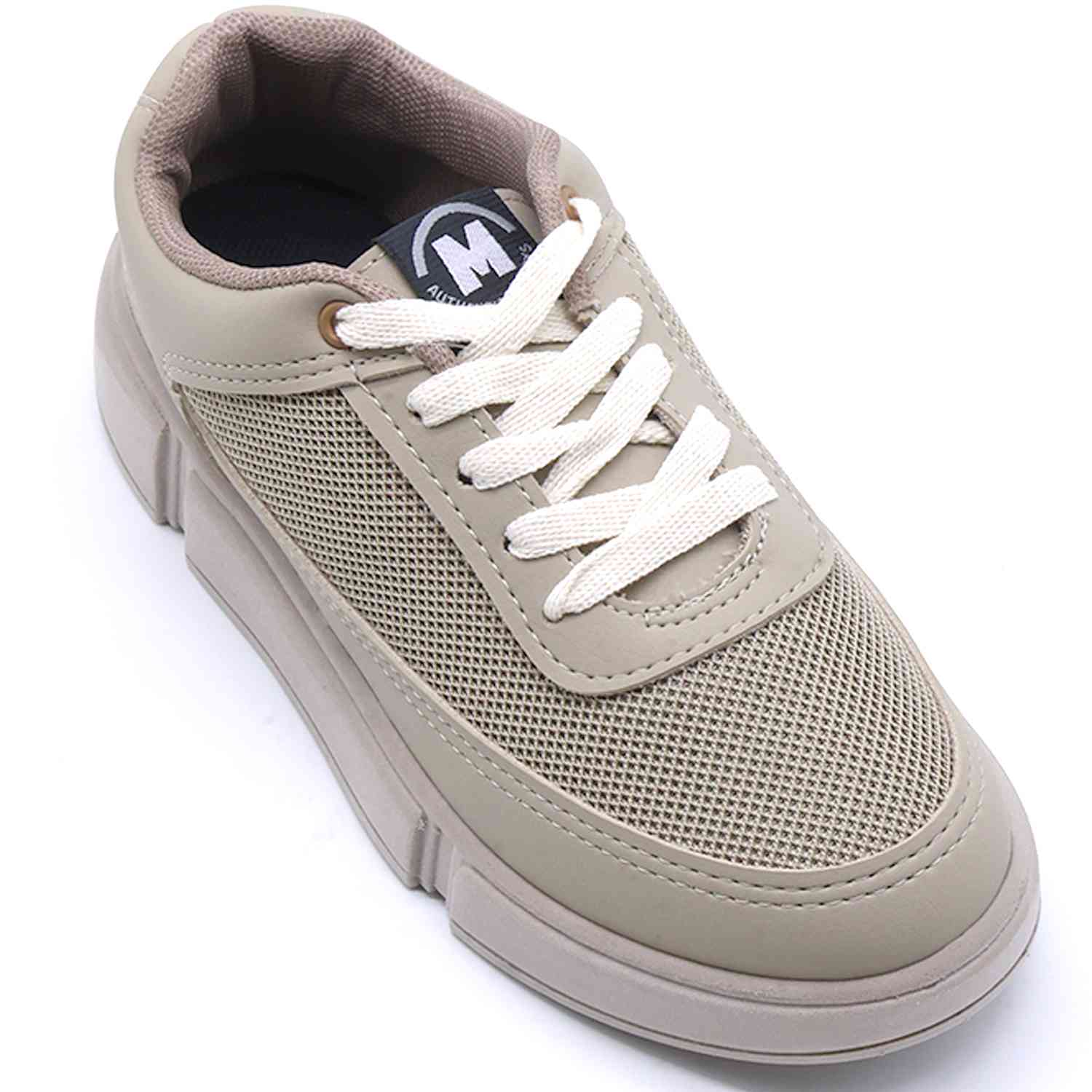 BR Khaki Mesh Trainers