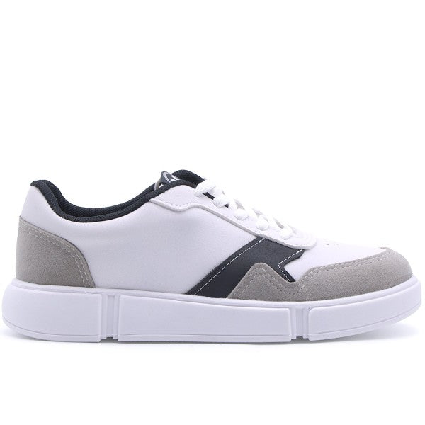 BR Youth White & Black Trainers