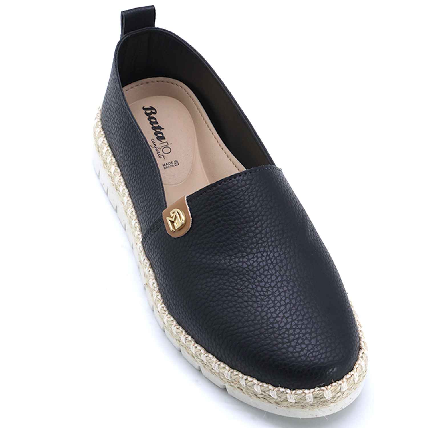 BR Comfy Black Espadrilles