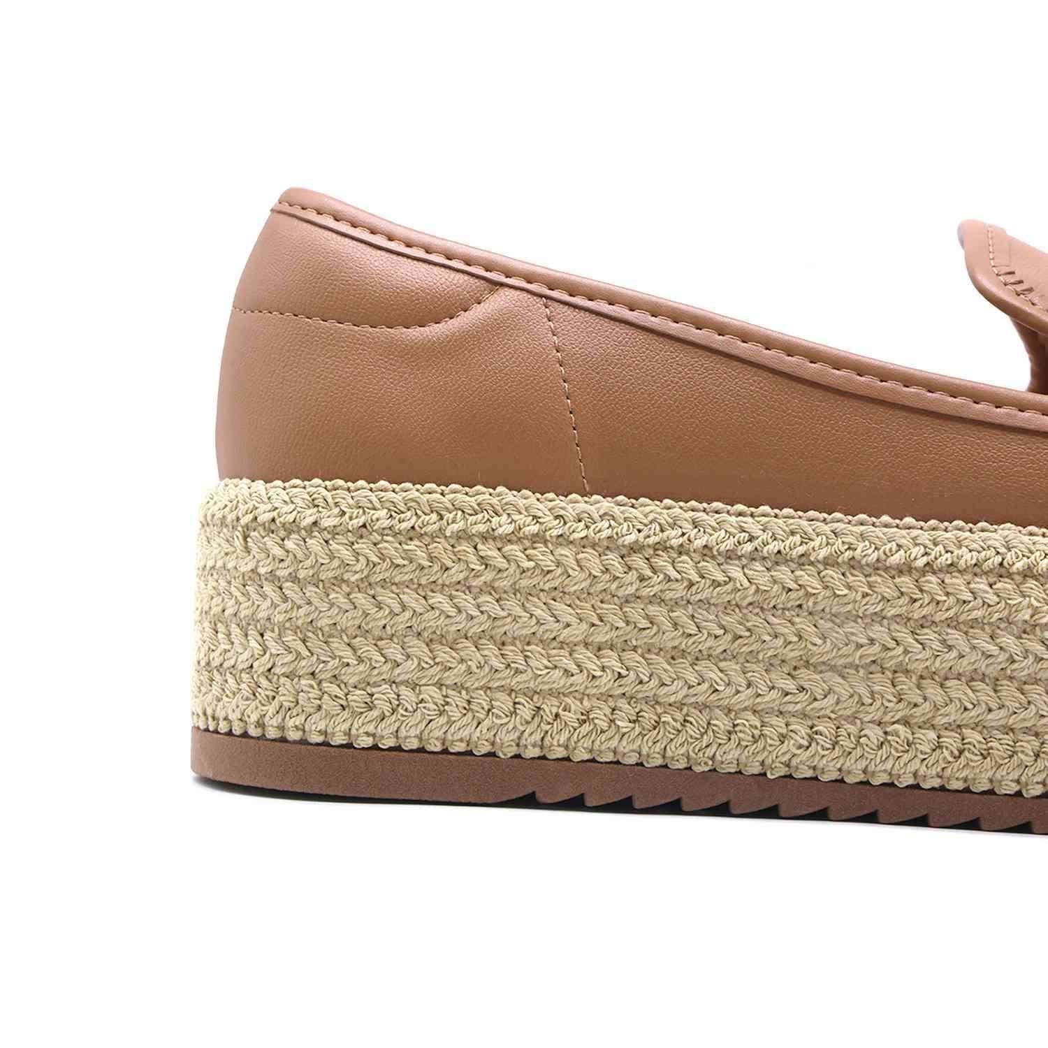BR Camel Chunky Espadrilles