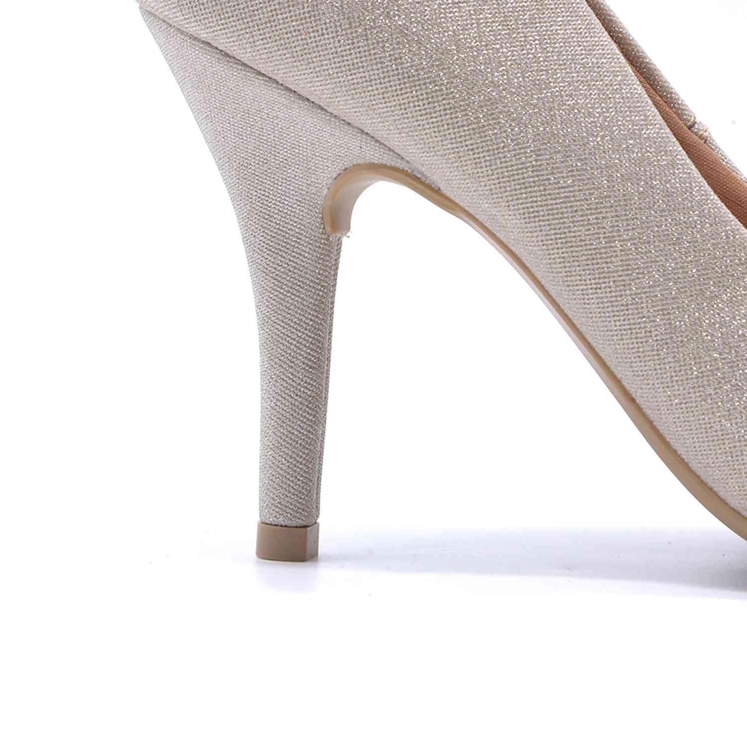 BR High Gold Glitter Stilletos