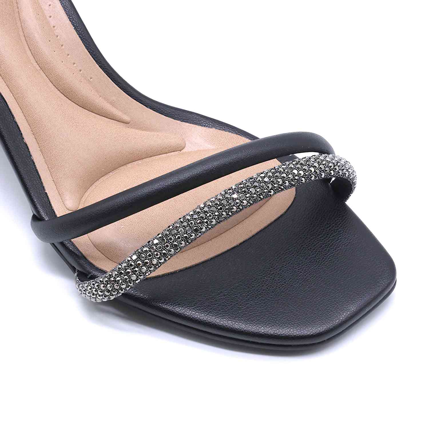 BR Black Glitter Sandal