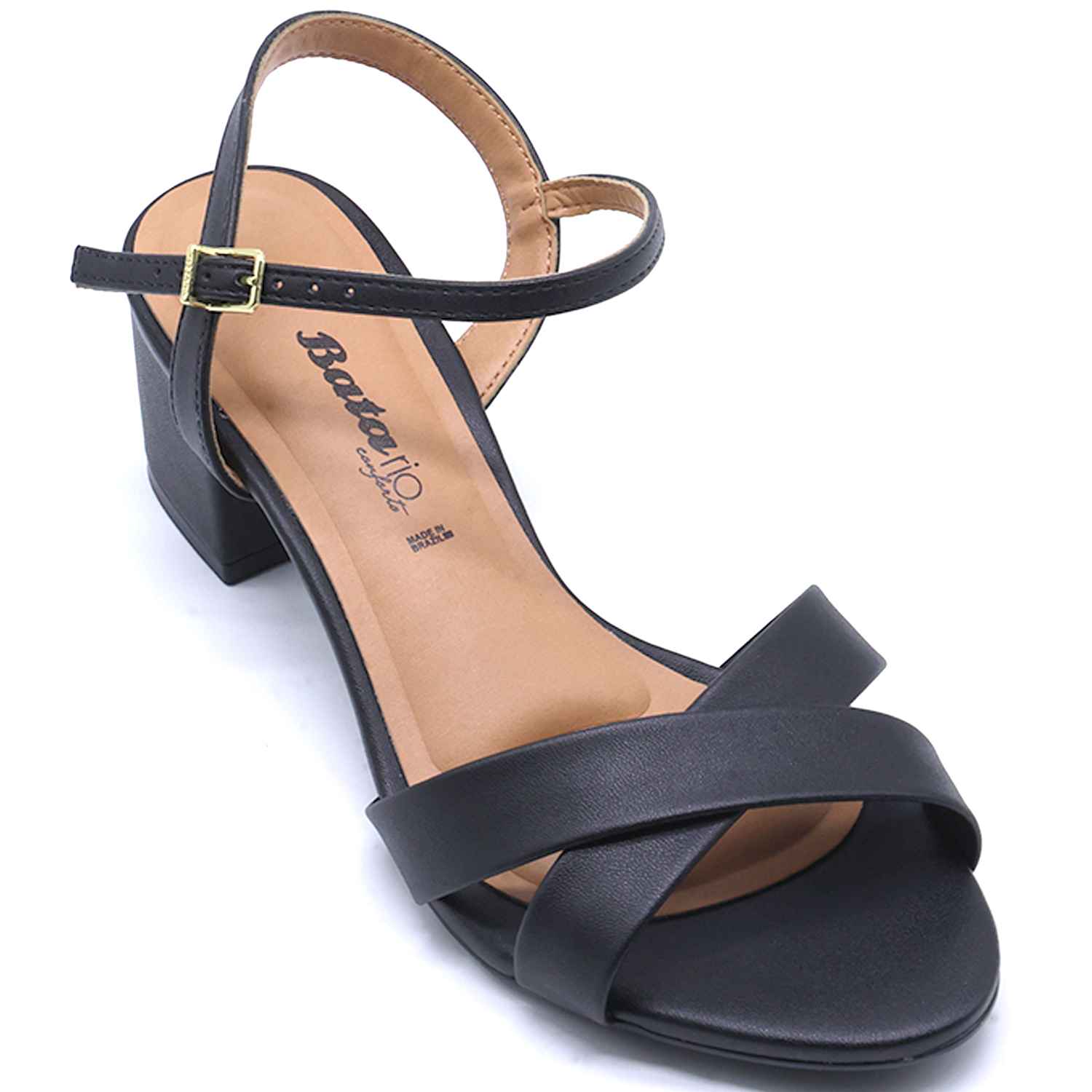 BR Black Criss Cross Sandal